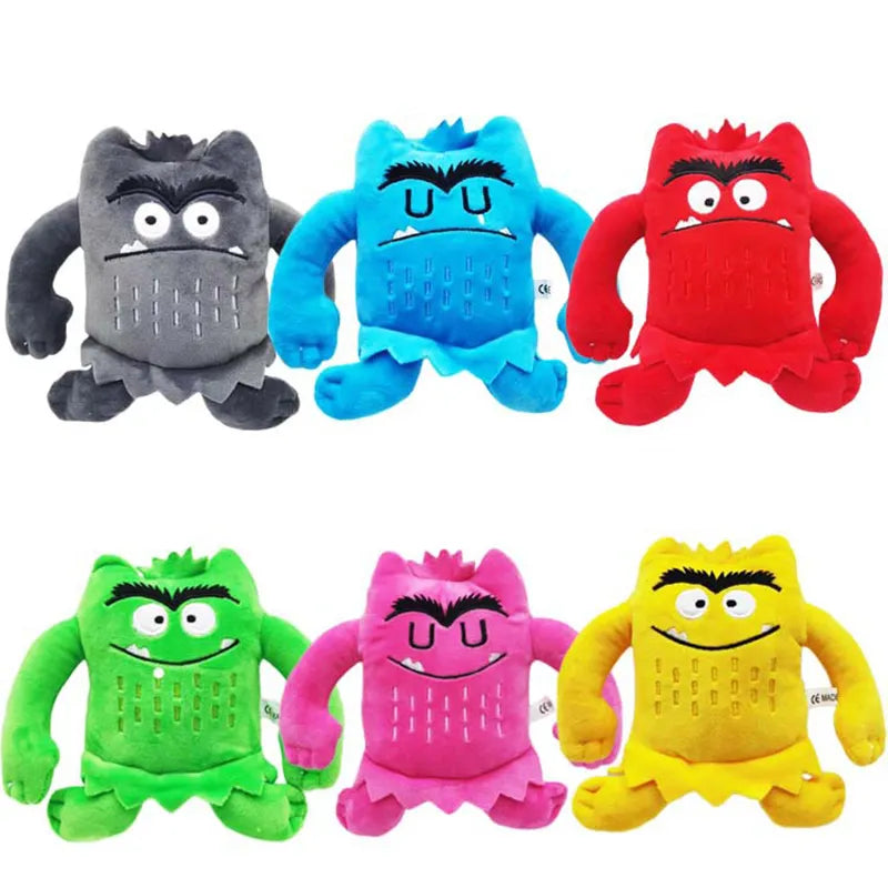Plush The Colour Monster Stuffed Toys 6pcs/set Multi 15cm