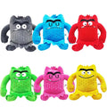 Plush The Colour Monster Stuffed Toys 6pcs/set Multi 15cm