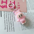 Labubu Keychain Doll Pendant Charms pink