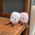 Plush Boiled Eggs Groom Pickles Marshmallows Stuffed Toy