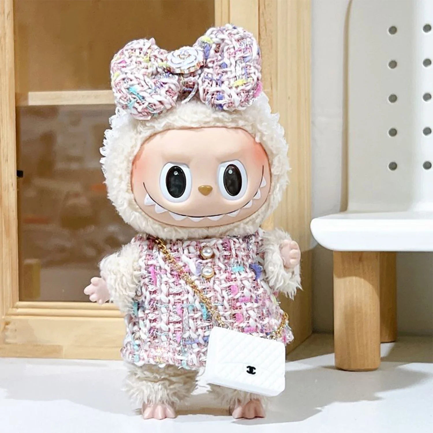 Plush Dress Up Labubu Doll Clothes style3 3pcs