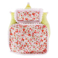 Mini Doll's Accessories Set For Labubu Doll Bed+Quilt+Pillow Pajamas Sleeping Bag Dollhouse Toys XM2235