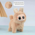 Labubu Electric Dog – Singing Plush Toy with Glowing Face & Wagging Tail (16cm)