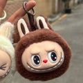 Labubu Second-Generation Keychain Pendant Doll Chocolate