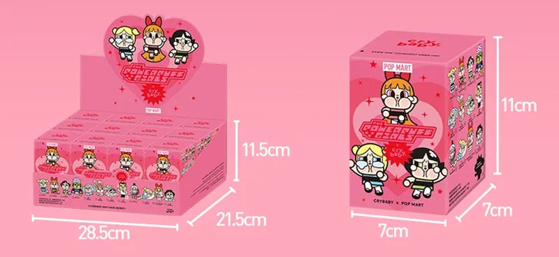 POP MART CRYBABY x Powerpuff Girls Series